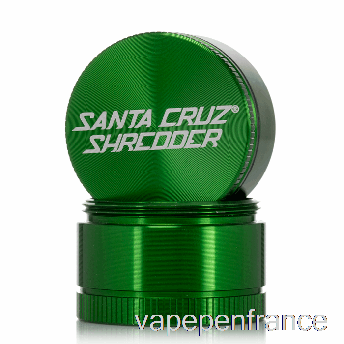 Santa Cruz Shredder 1,6 Pouces Petit Broyeur 3 Pièces Vert (40 Mm) Stylo Vape